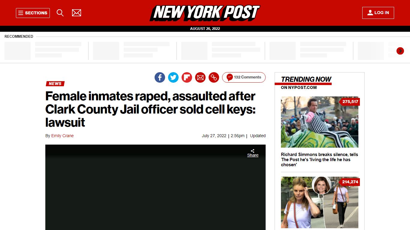 Female inmates raped after Clark County Jail officer sold cell keys ...