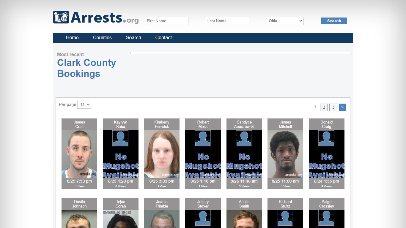 Clark County Arrests and Inmate Search